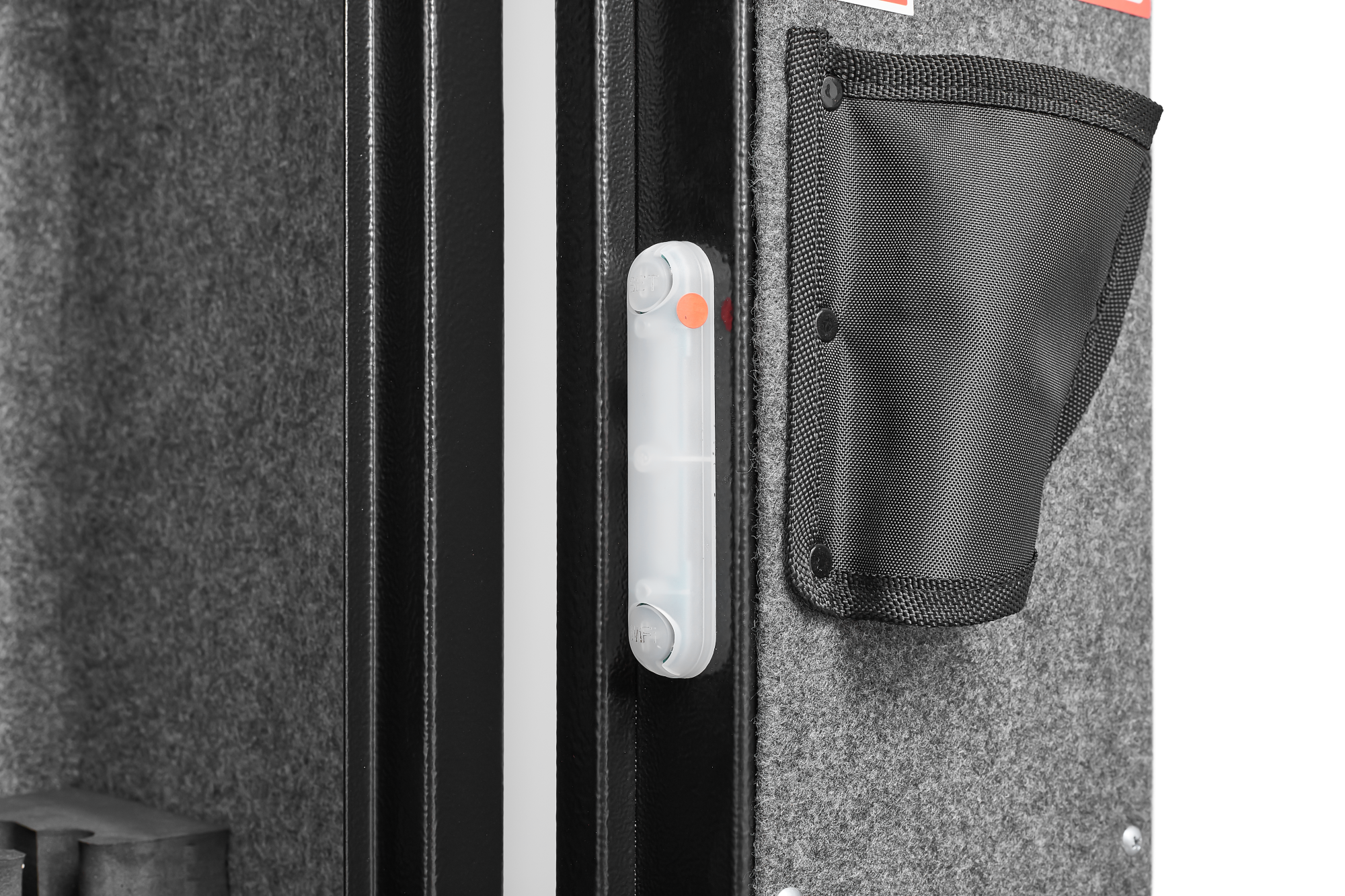 5 gun safes with 3 pistol pockets, quick access biometric adjustable heavy-duty gun rack mounted gun safes