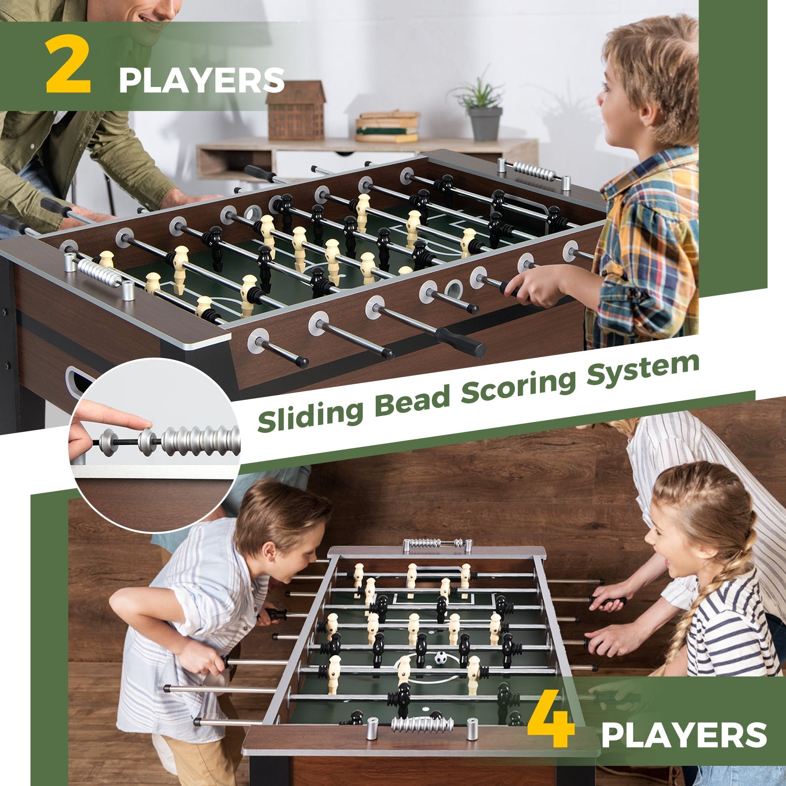54 Inch Indoor Competition Game Soccer Table