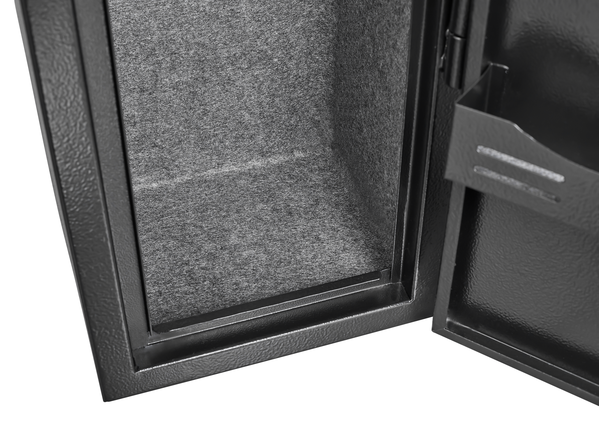 5 gun safes with 3 pistol pockets, quick access biometric adjustable heavy-duty gun rack mounted gun safes