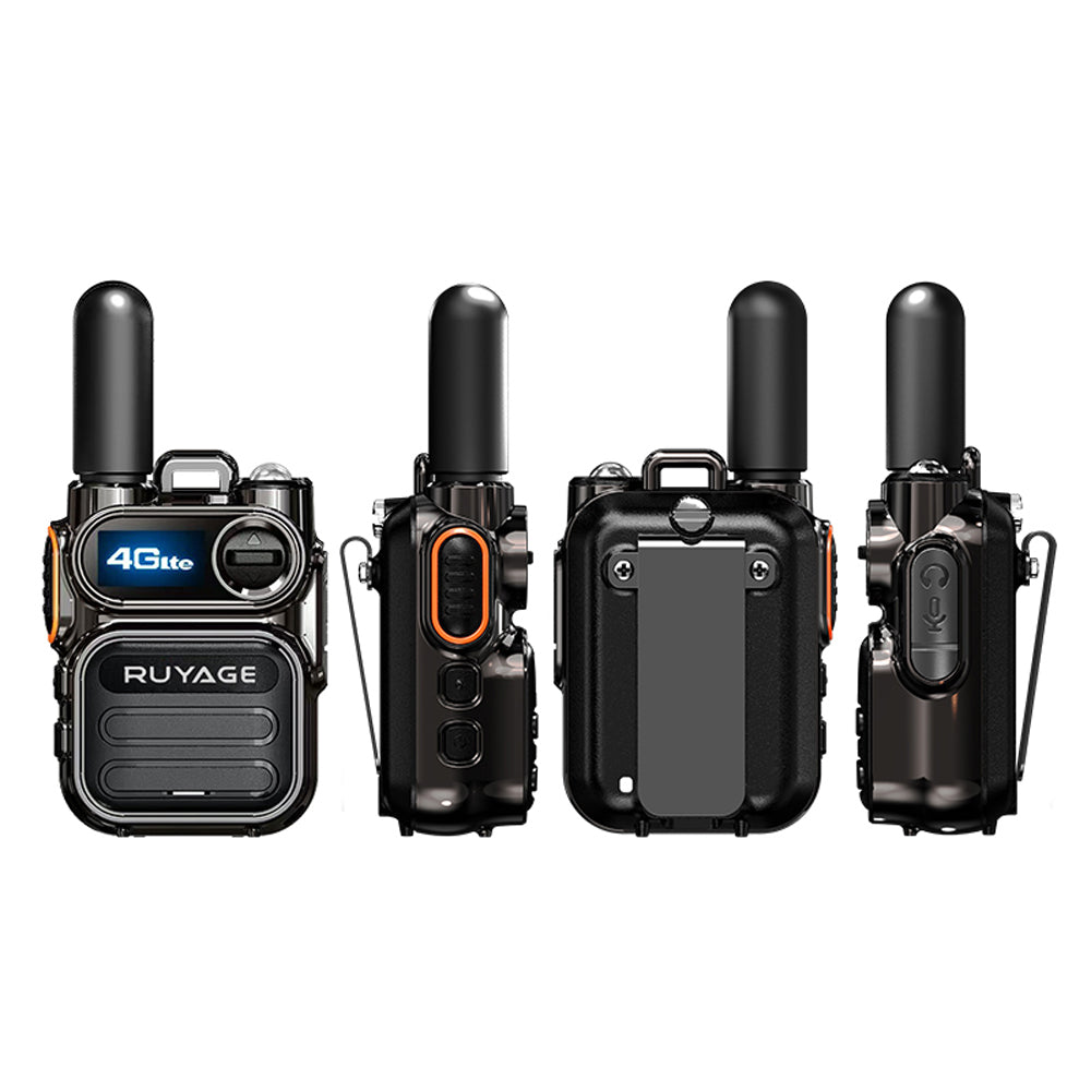 Ruyage X40 Nationwide Lte Two Way Radios Lifetime Free Unlimited Range Rechargeable Global 4G Poc,Portable Walkie Talkies Long Range for Adults Family Road Trip Truck Fleet 2 Pack
