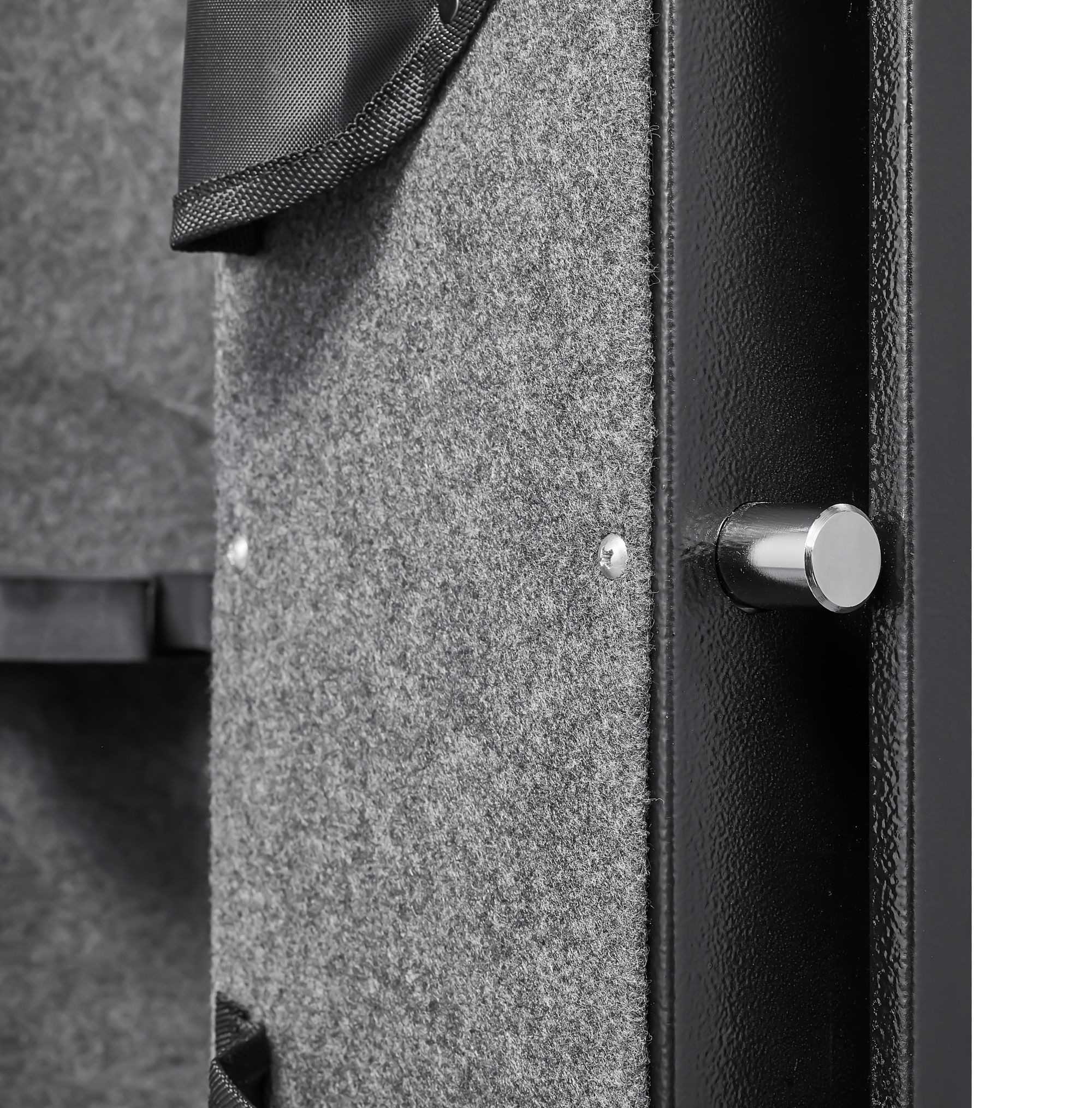 5 gun safes with 3 pistol pockets, quick access biometric adjustable heavy-duty gun rack mounted gun safes