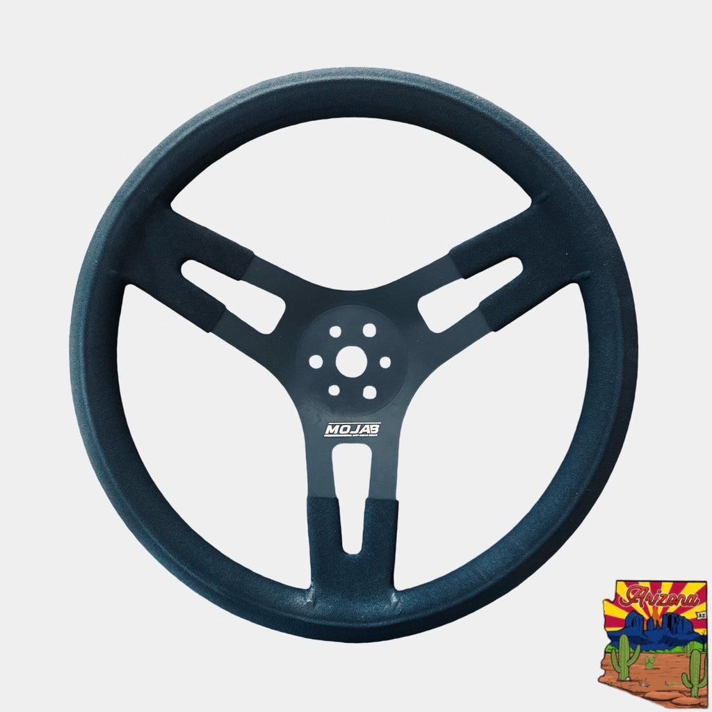MOJAB 13" Steel Steering Wheel – 6-Bolt Dual Pattern