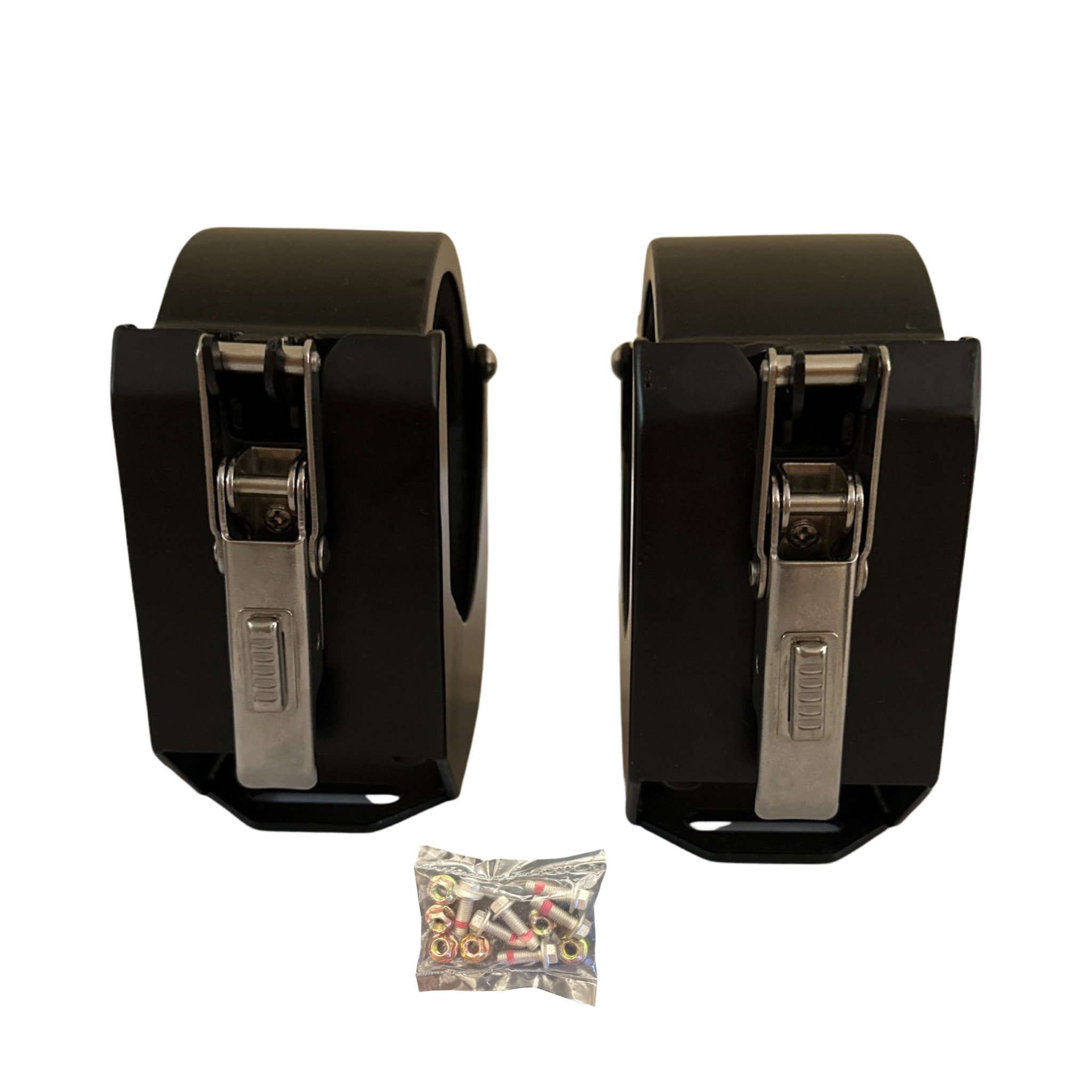 Heavy duty mounting clamps for hydraulic Jack