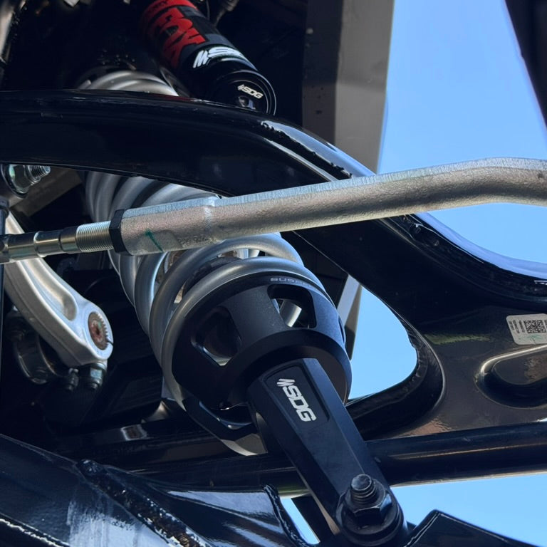 SDG Front Lower Billet Spring Hats | Polaris RZR - Pro R & Turbo R