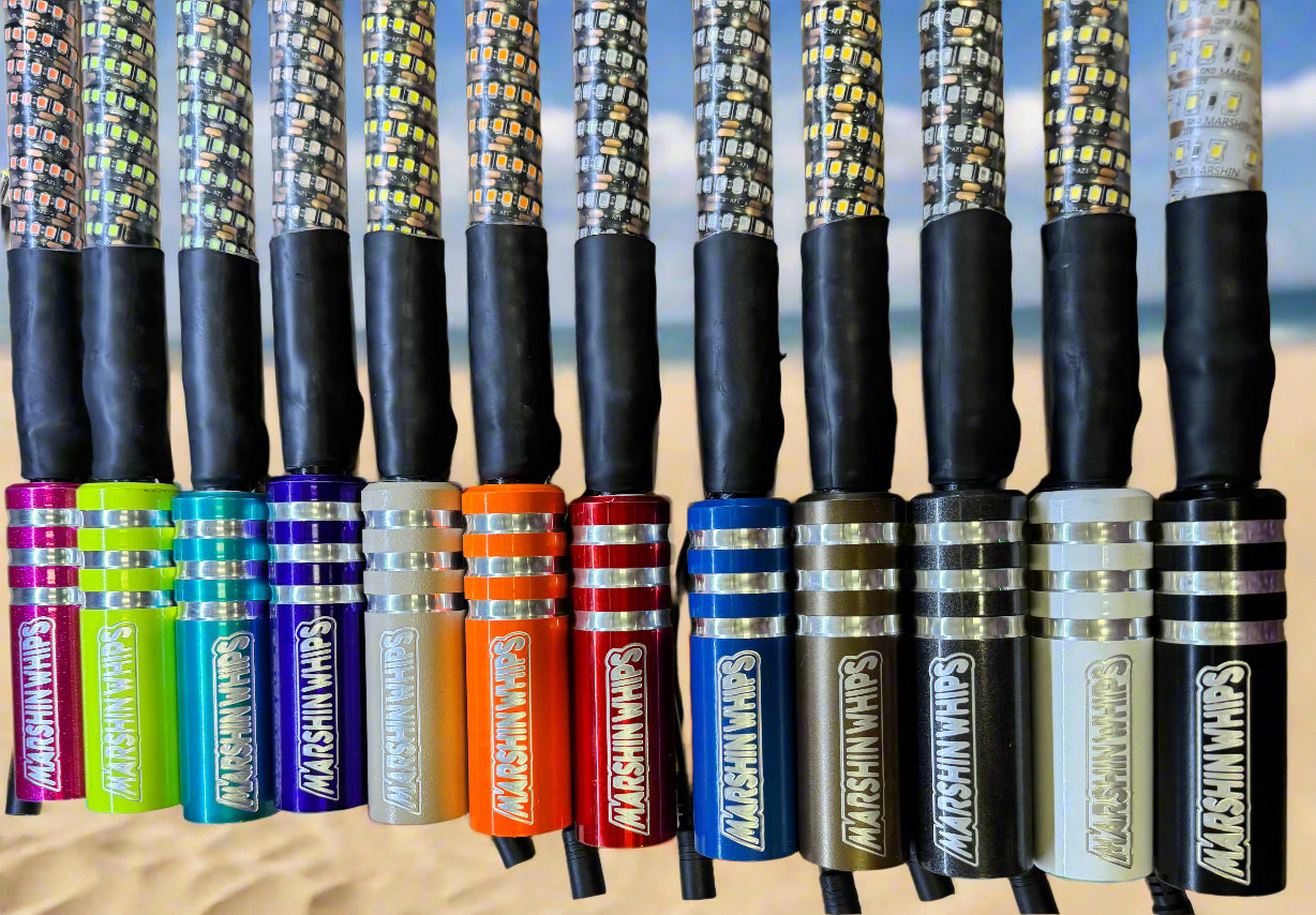 Game Changer LED Whip Set - Green, White & Red