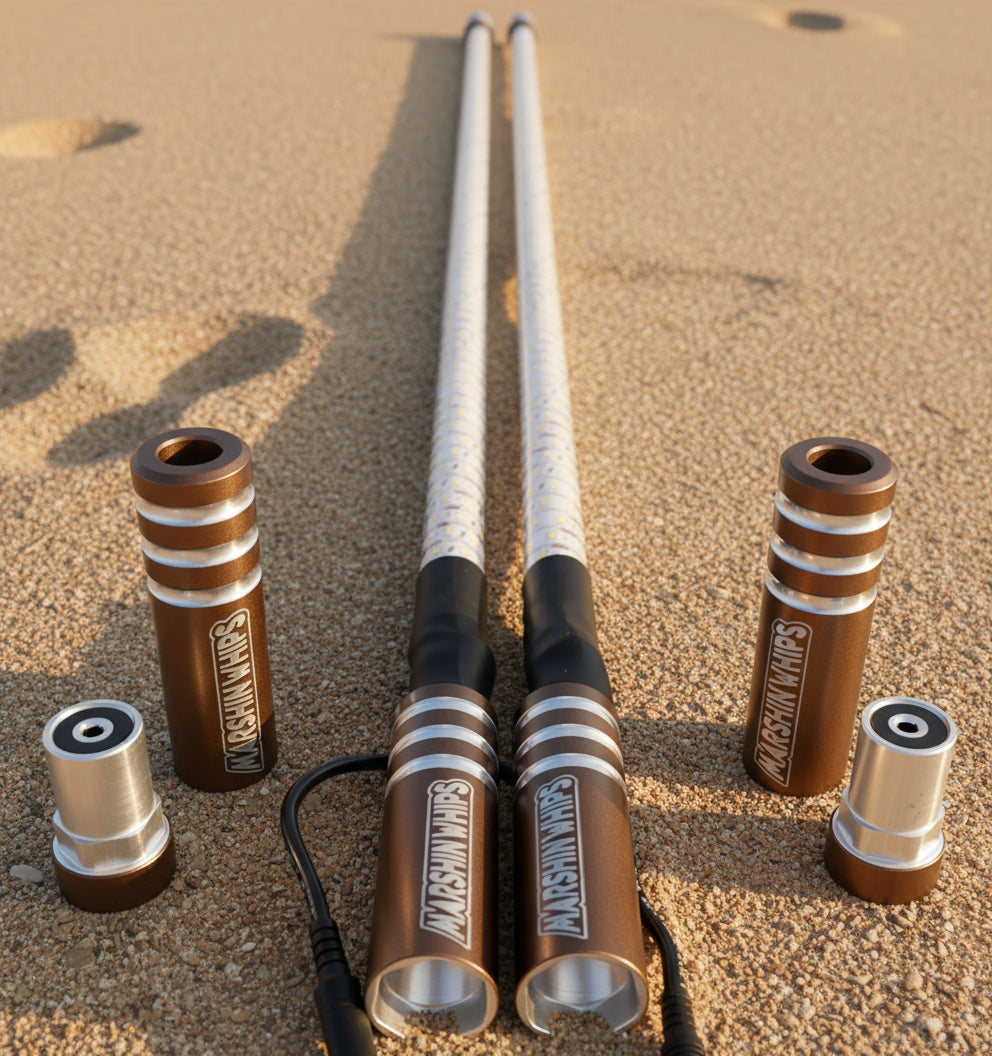 Game Changer LED Whip Set - Green, White & Red