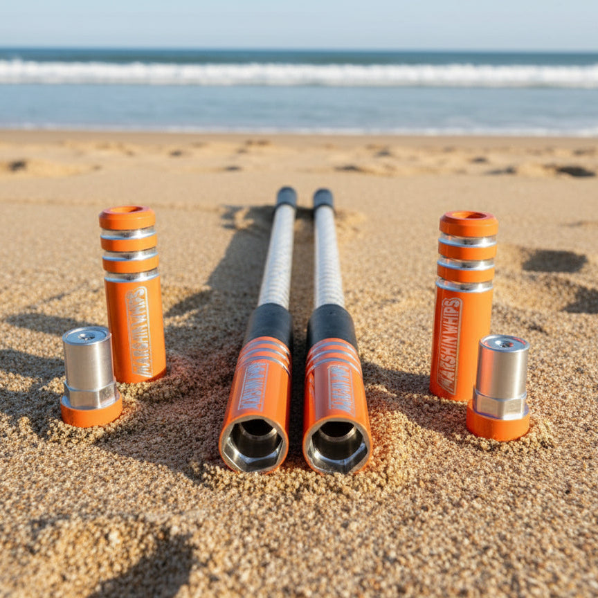 Game Changer LED Whip Set - Green, White & Red