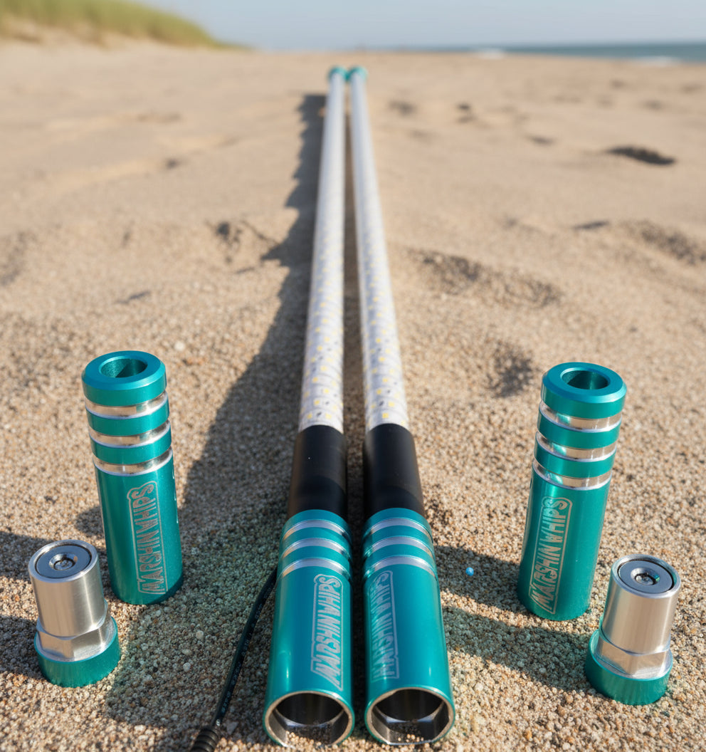 Game Changer LED Whip Set - Green, White & Red