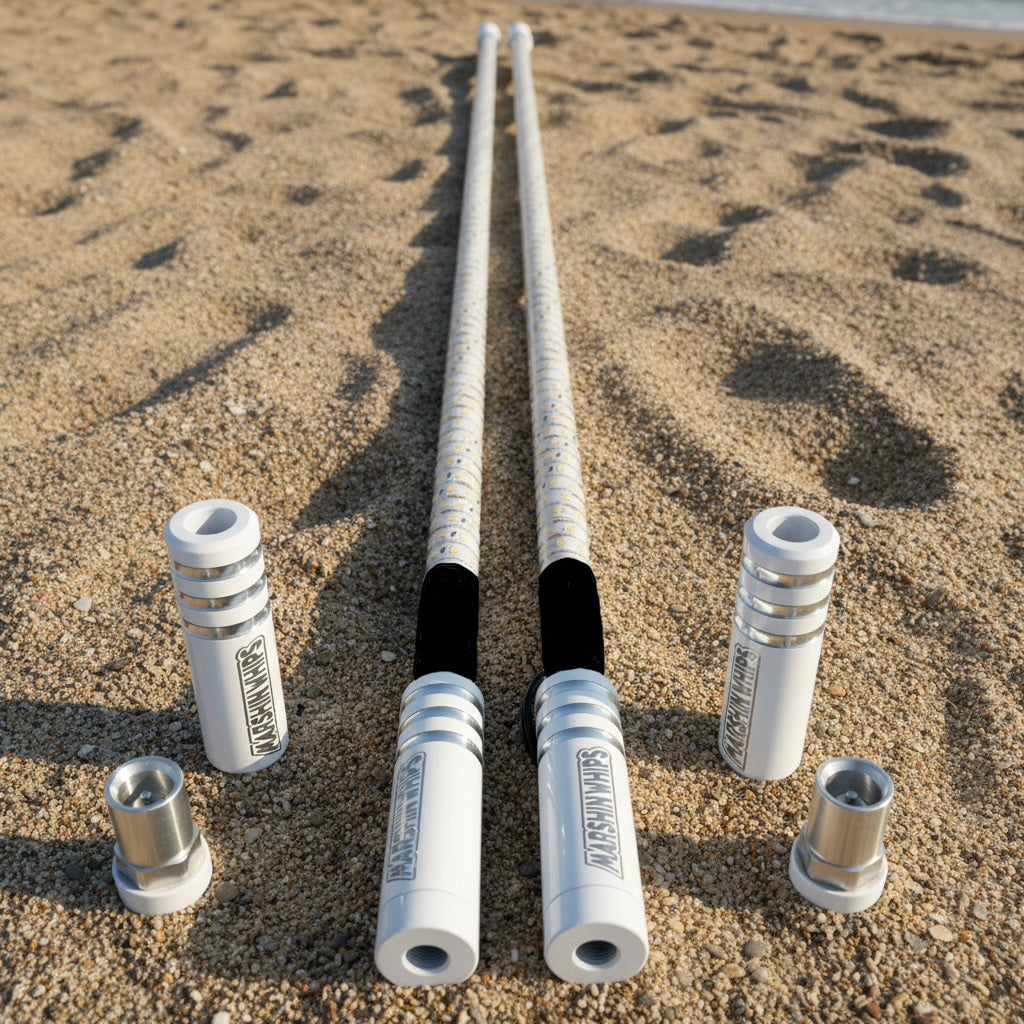 Game Changer LED Whip Set - Green, White & Red