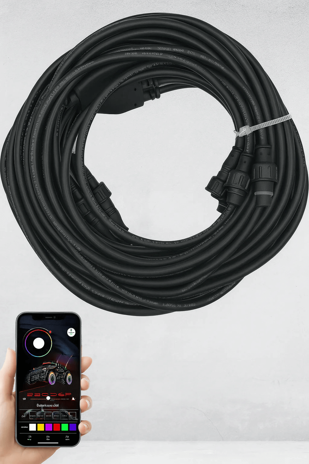 Marshin Whips Rosewell X-2 Billet Rocklights x8 (Kit)