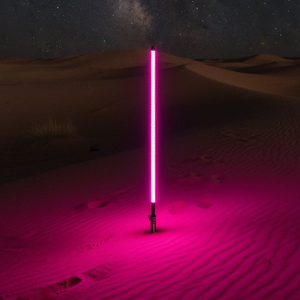 V2 Black Out LED Whip: The Ultimate Stealth Single