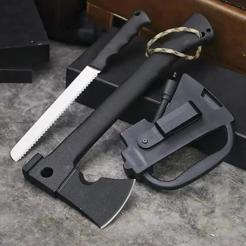 SurvivorPro: Axe & Saw Kit with Fire Starter