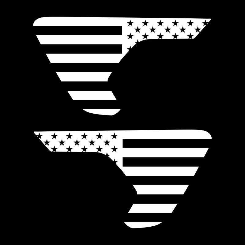 American Flag Vent Decals