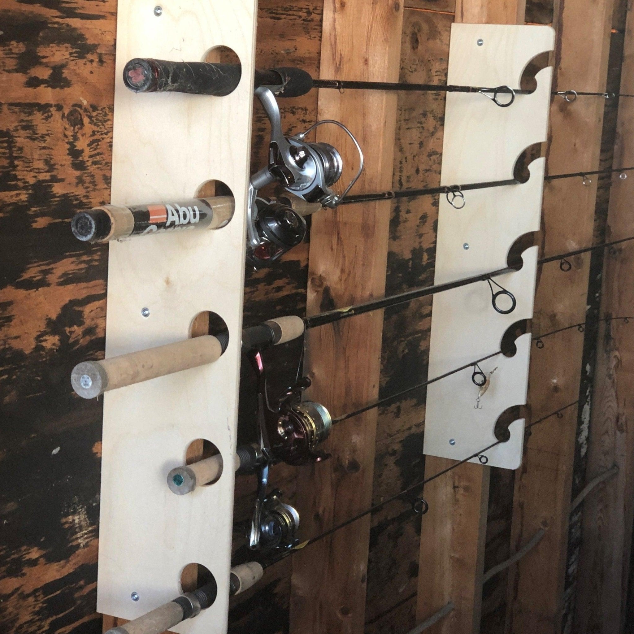 Fishing Rod Rack – Shed Organizer for Rod Storage