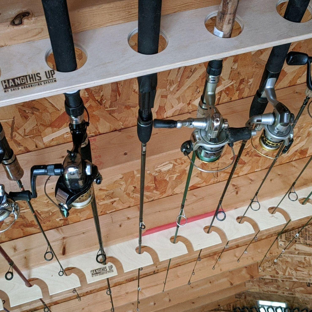 Fishing Rod Rack – Shed Organizer for Rod Storage