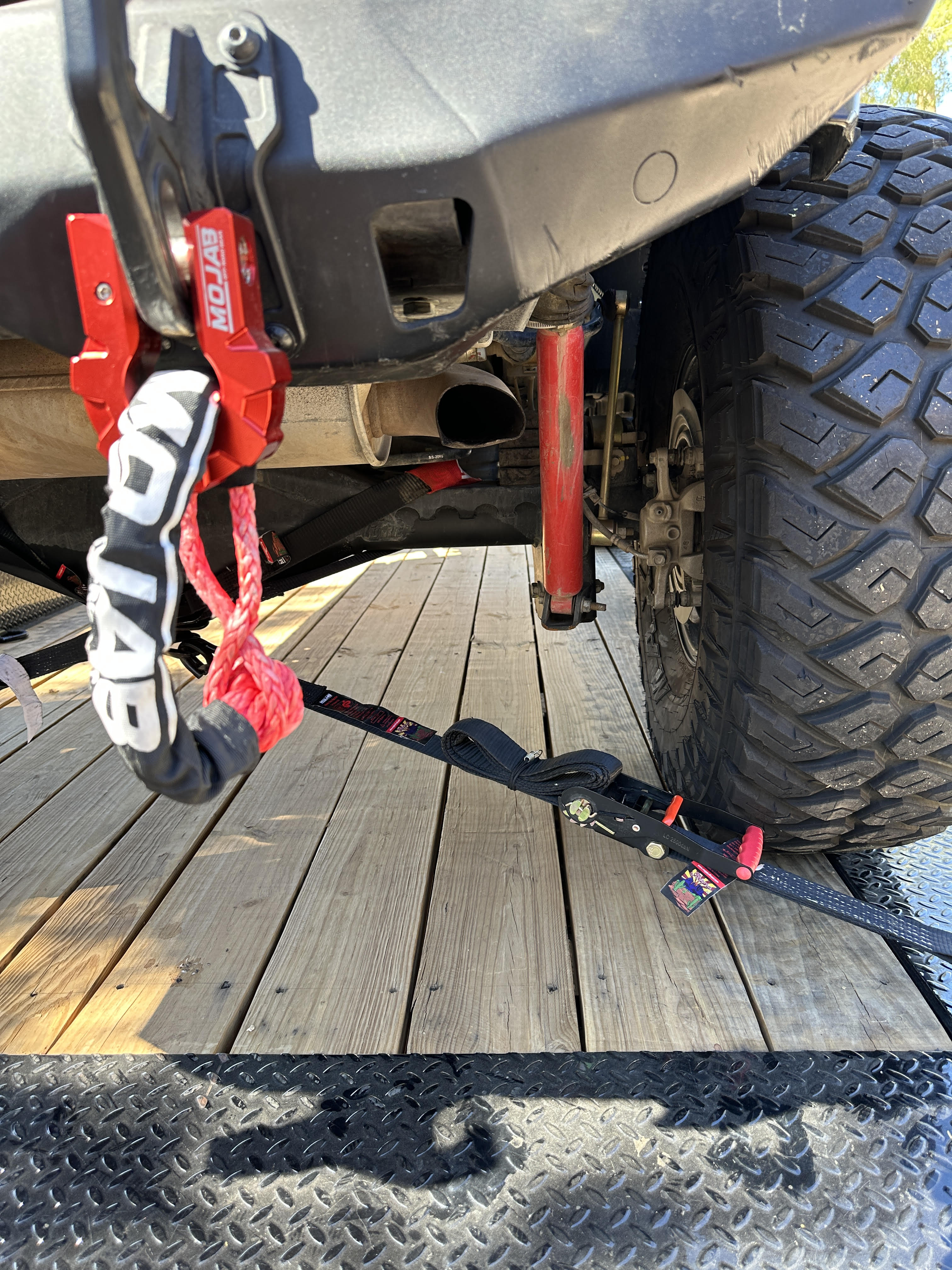 Soft Shackle 3/8'' x 22” with sleeve and bag (Set of 2 Shackles) (Lifetime Warranty)